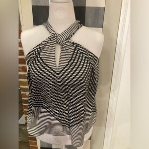 Banana Republic striped tube top with neck tie in size Large.NWT. Super cute 🥰